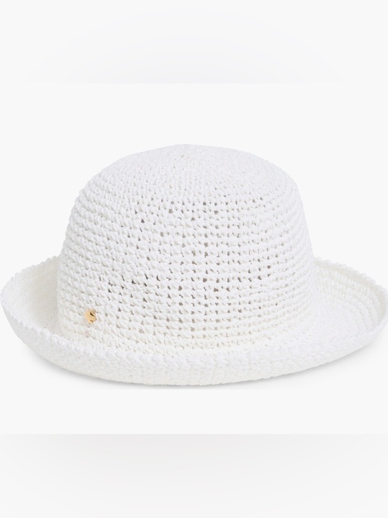 kate spade Accessories - White Crochet Bucket Hat
